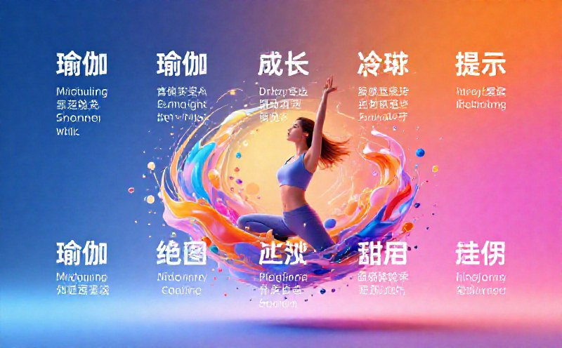 Midjourney 瑜伽服电商出图提示词包(雨林亚洲模特场景) 封面