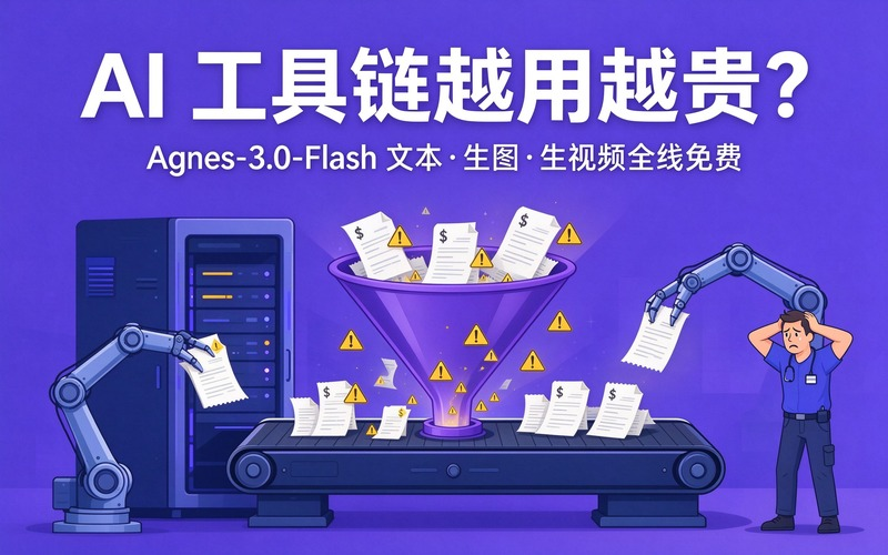 WorkBuddy 接了个免费全模态：Agnes-3.0-Flash 文本生图生视频零成本实测