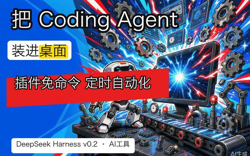 DeepSeek Harness v0.2：Coding Agent 终于离开了命令行
