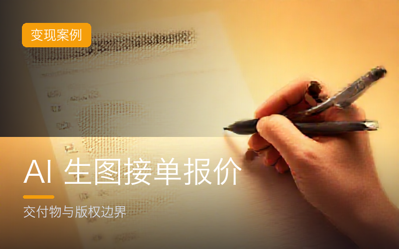 案例：AI 生图接单的报价与交付边界