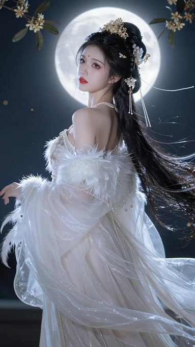 仙侠风月光仙子写实人像 生成案例 2